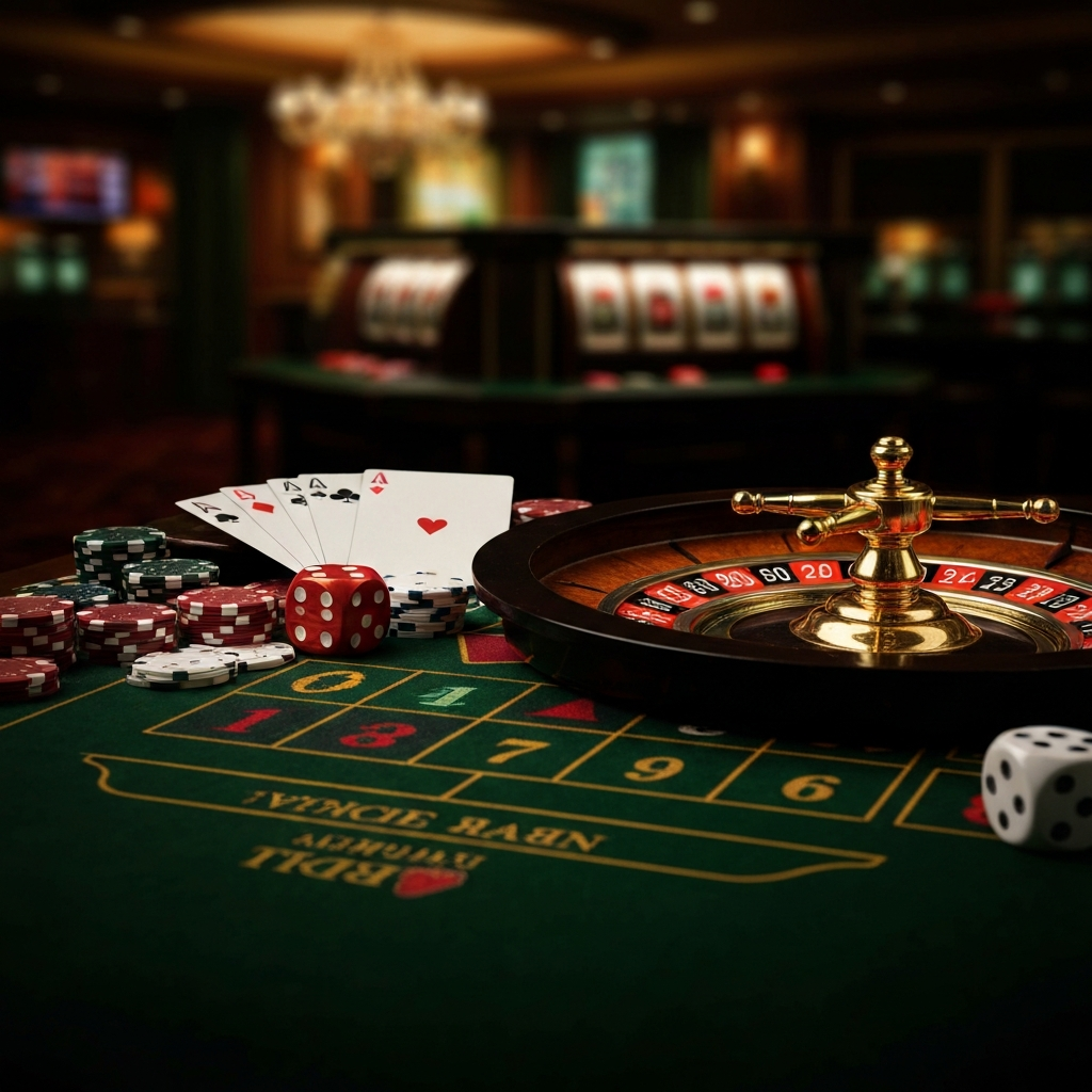 A collage of popular online casino slot games