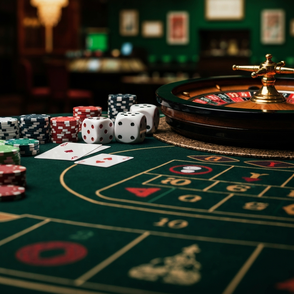 An exciting online poker game in progress