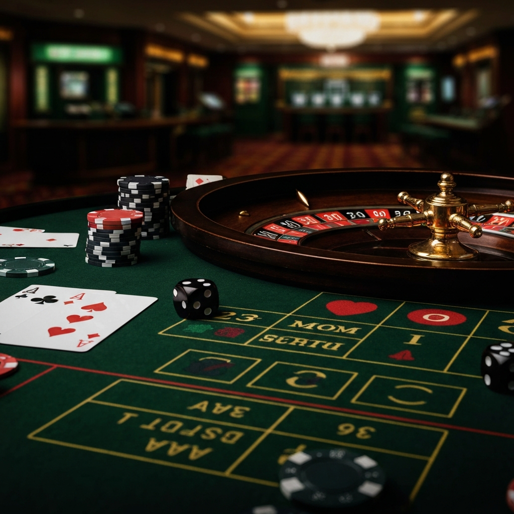 A secure online casino interface