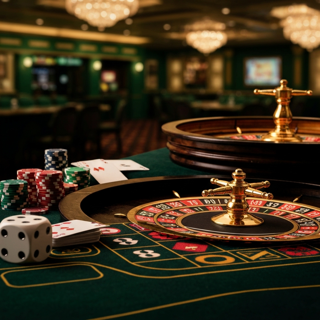 A calculator and casino chips representing bonus EV calculation