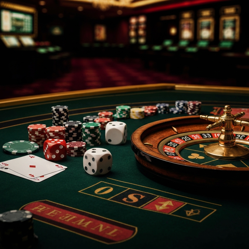 Mathematical concepts applied to casino games