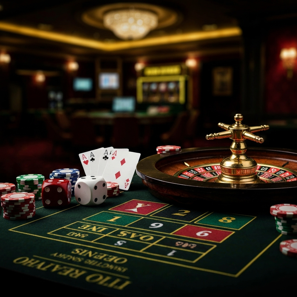 An assortment of crypto coins on a digital background representing crypto casinos