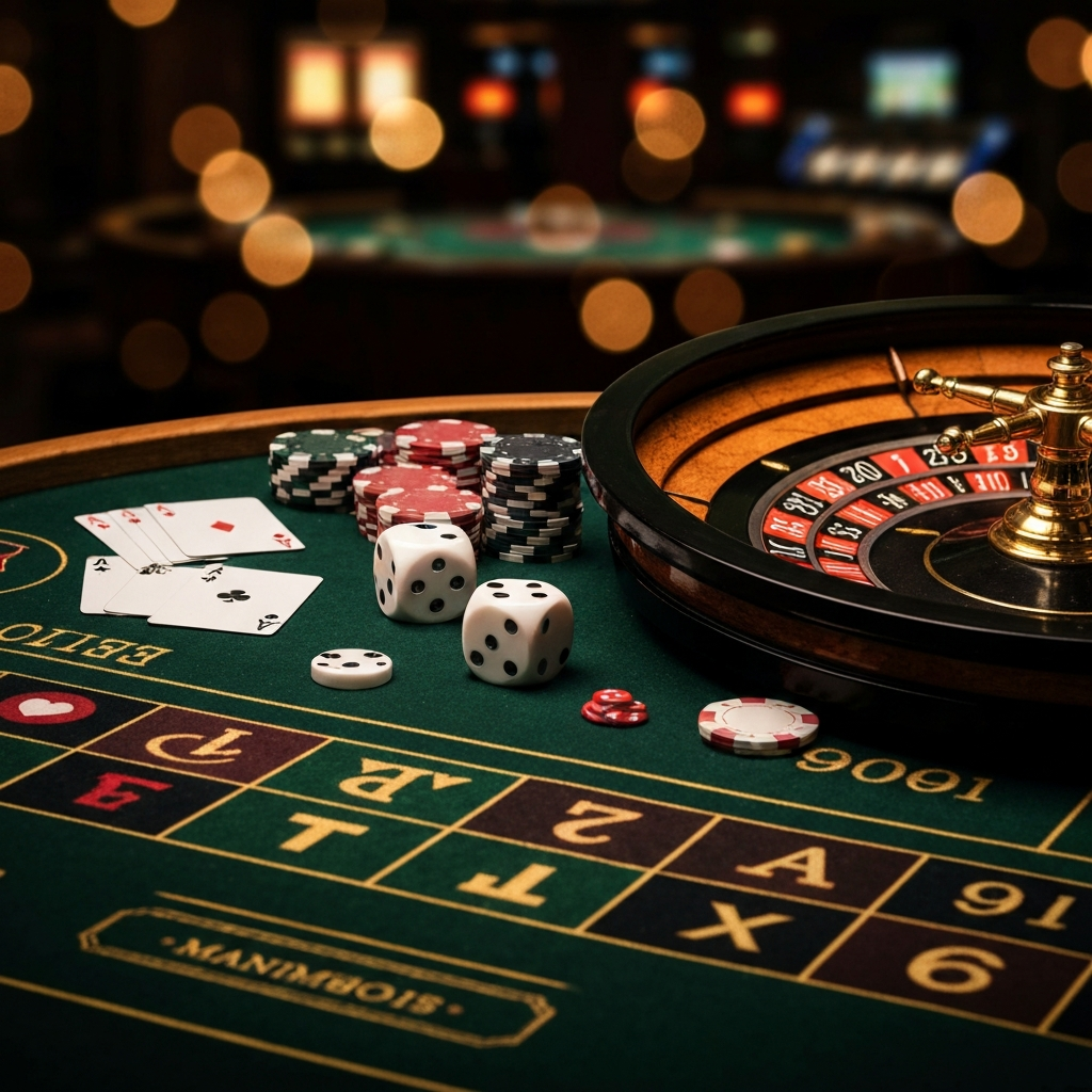 Digital coins and casino chips representing fiat vs crypto deposits