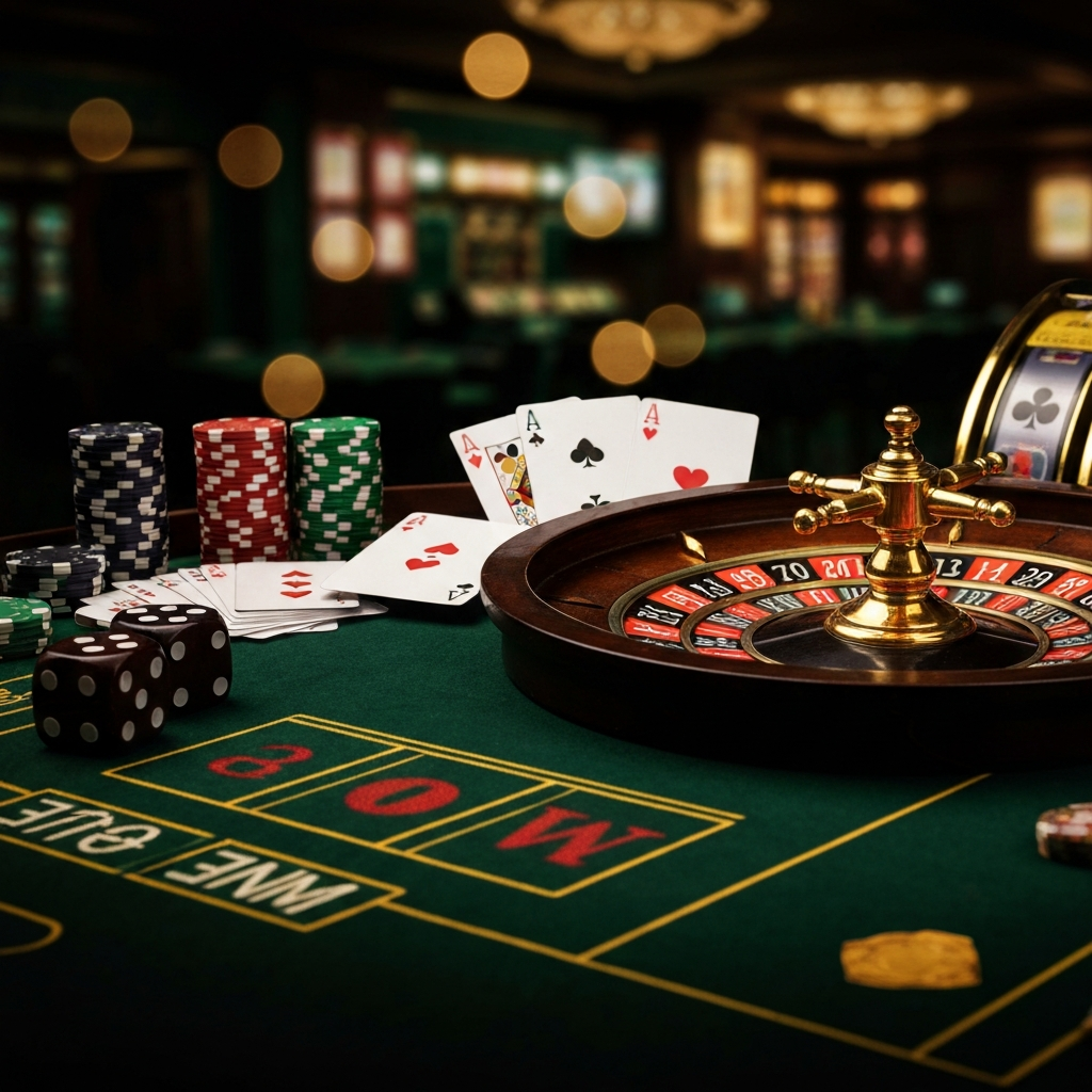 Abstract casino game design