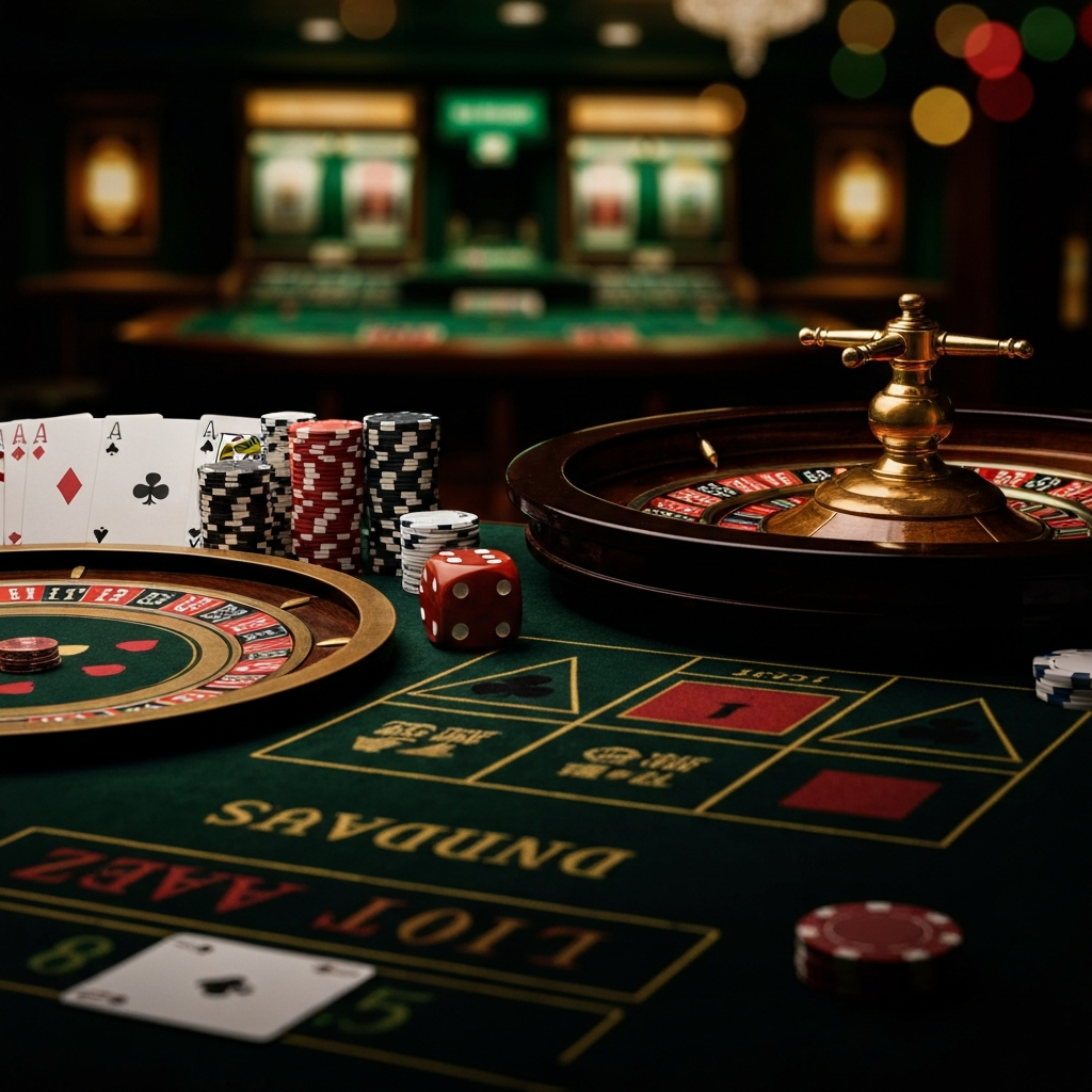 An abstract image representing digital crypto casino games