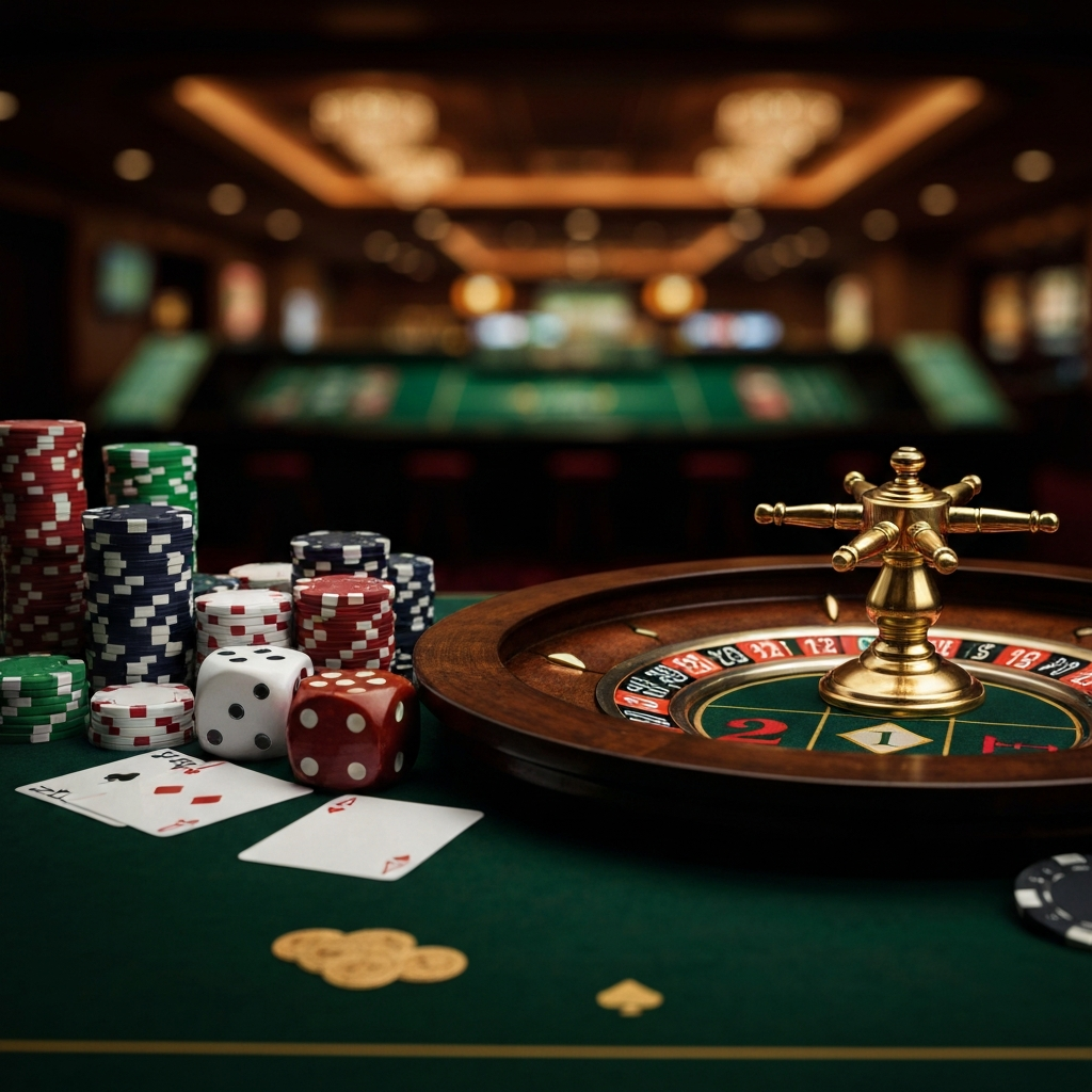 An exciting casino slot game in action