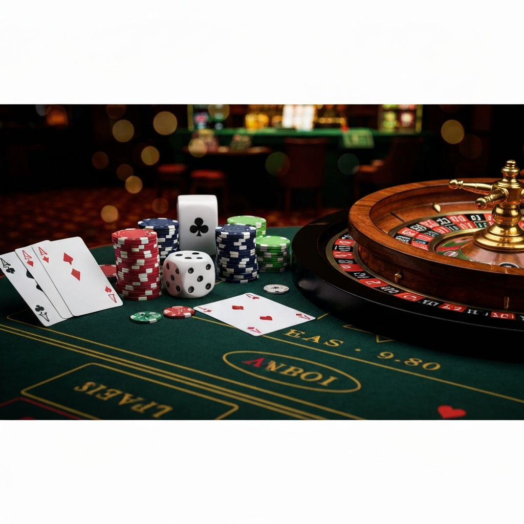 A vibrant online roulette wheel and table layout