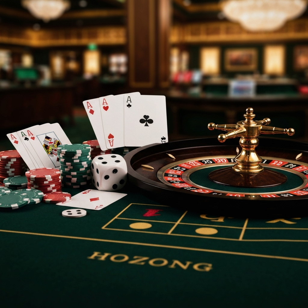 High roller playing at a VIP casino table