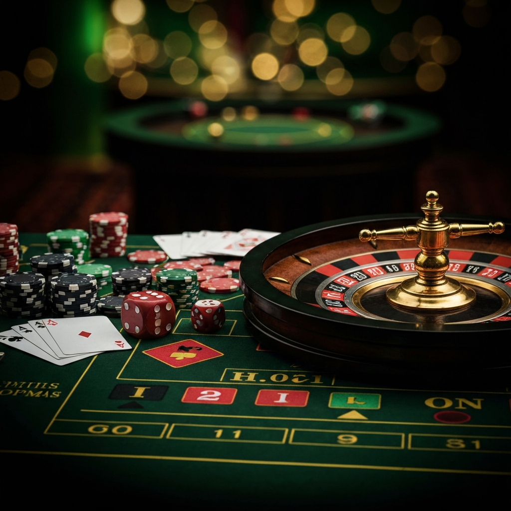 poker game in action